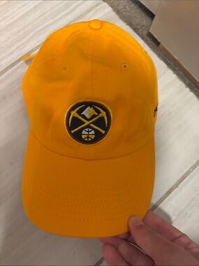 Denver Nuggets X Patron Yellow Baseball Cap with Sports Logo